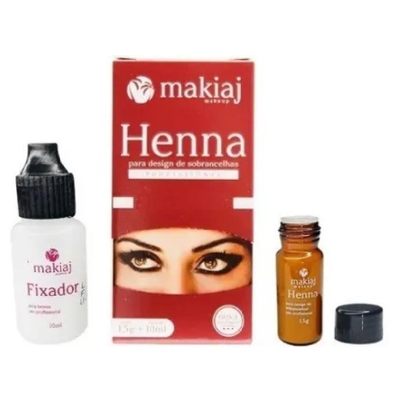 Miniatura Henna Sobrancelhas Makiaj Alto Rendimento E Fixação Rena