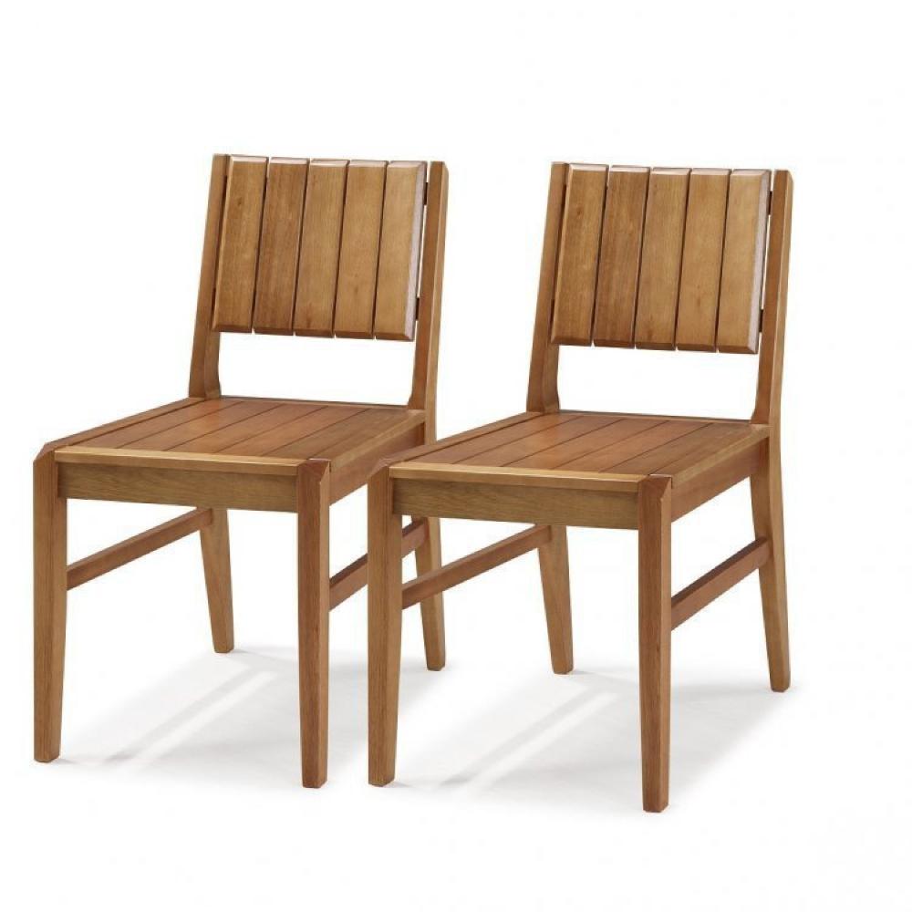 Miniatura Conjunto Mesa de Jantar Angra 90 cm com 4 Cadeiras Mel