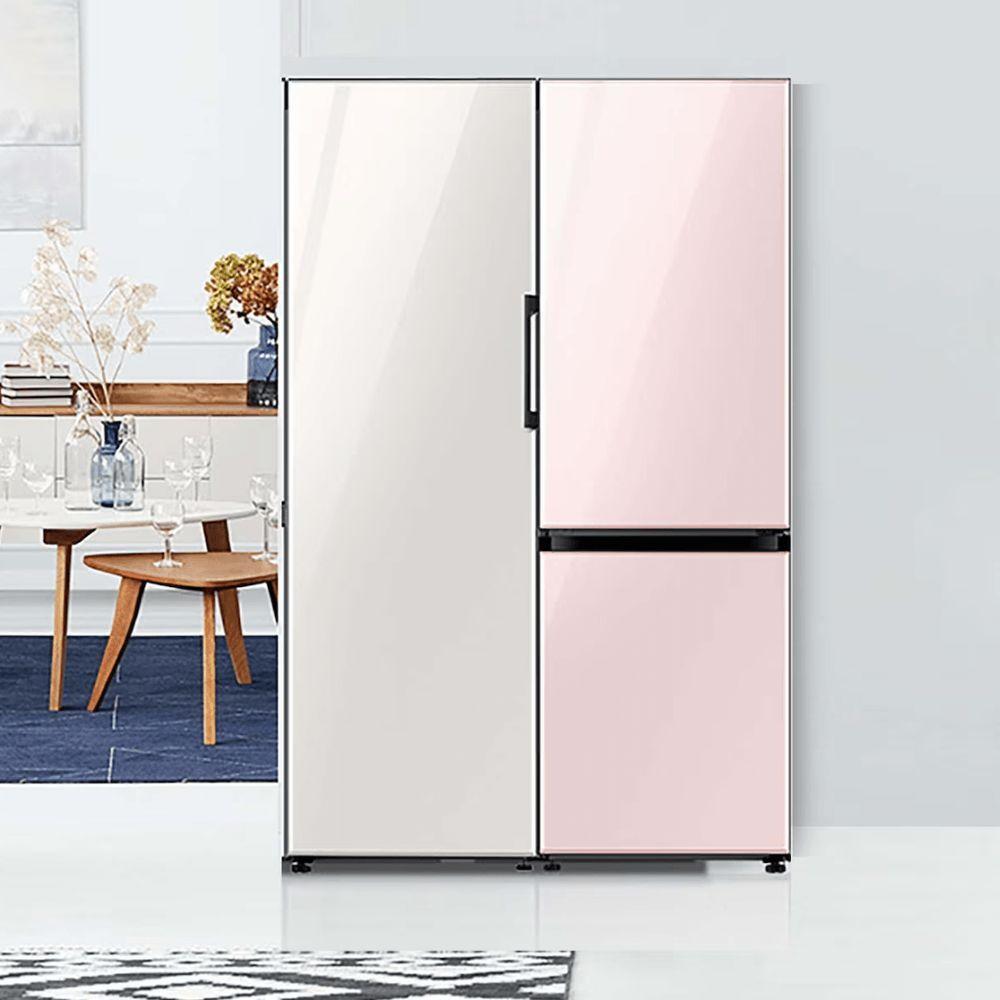 Miniatura Painel Samsung Bespoke Em Vidro Bege Satin Beige 1door Ra-r23daa39gg