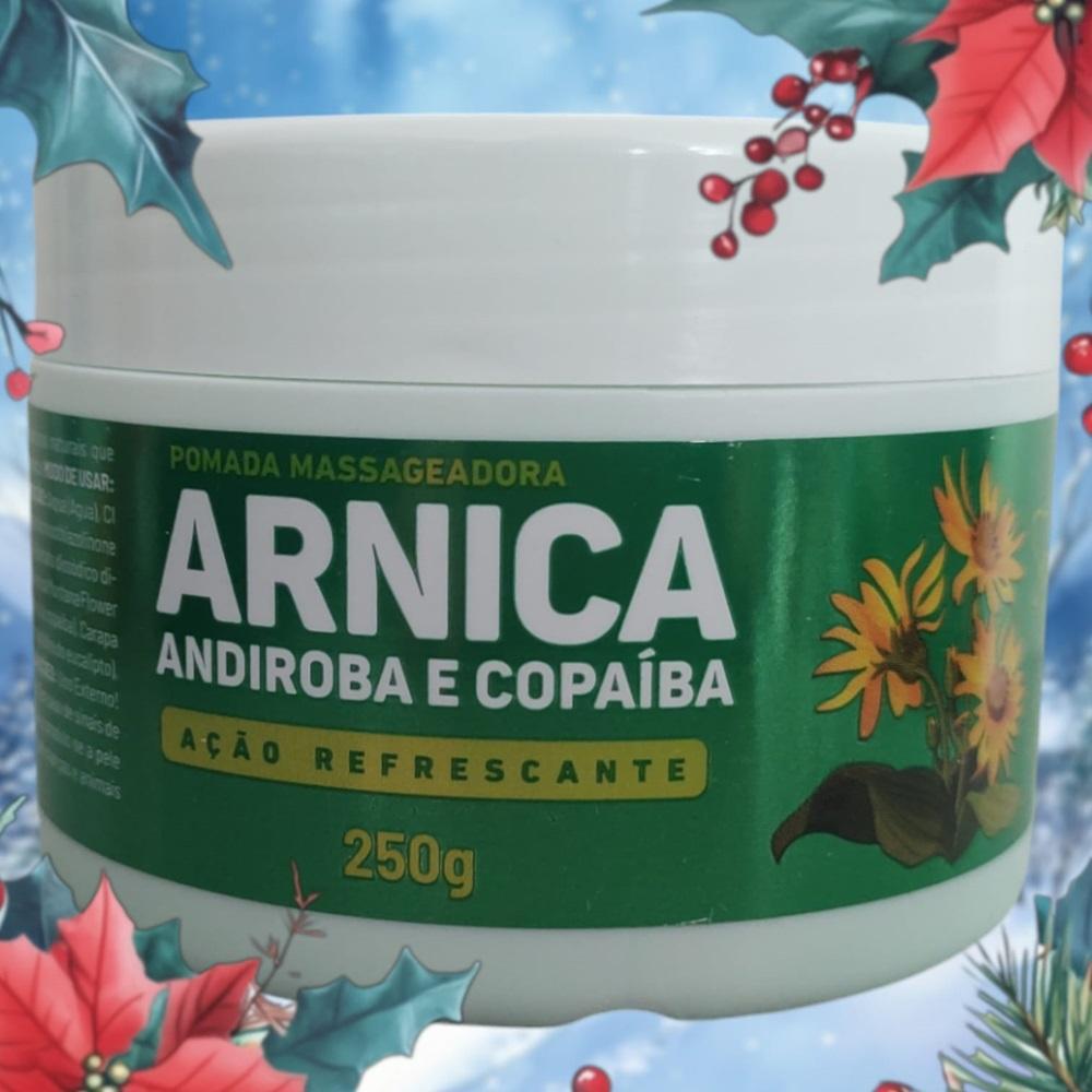 Miniatura Combo 4 Pomada Massageadora Arnica, Andiroba E Copaíba 250G