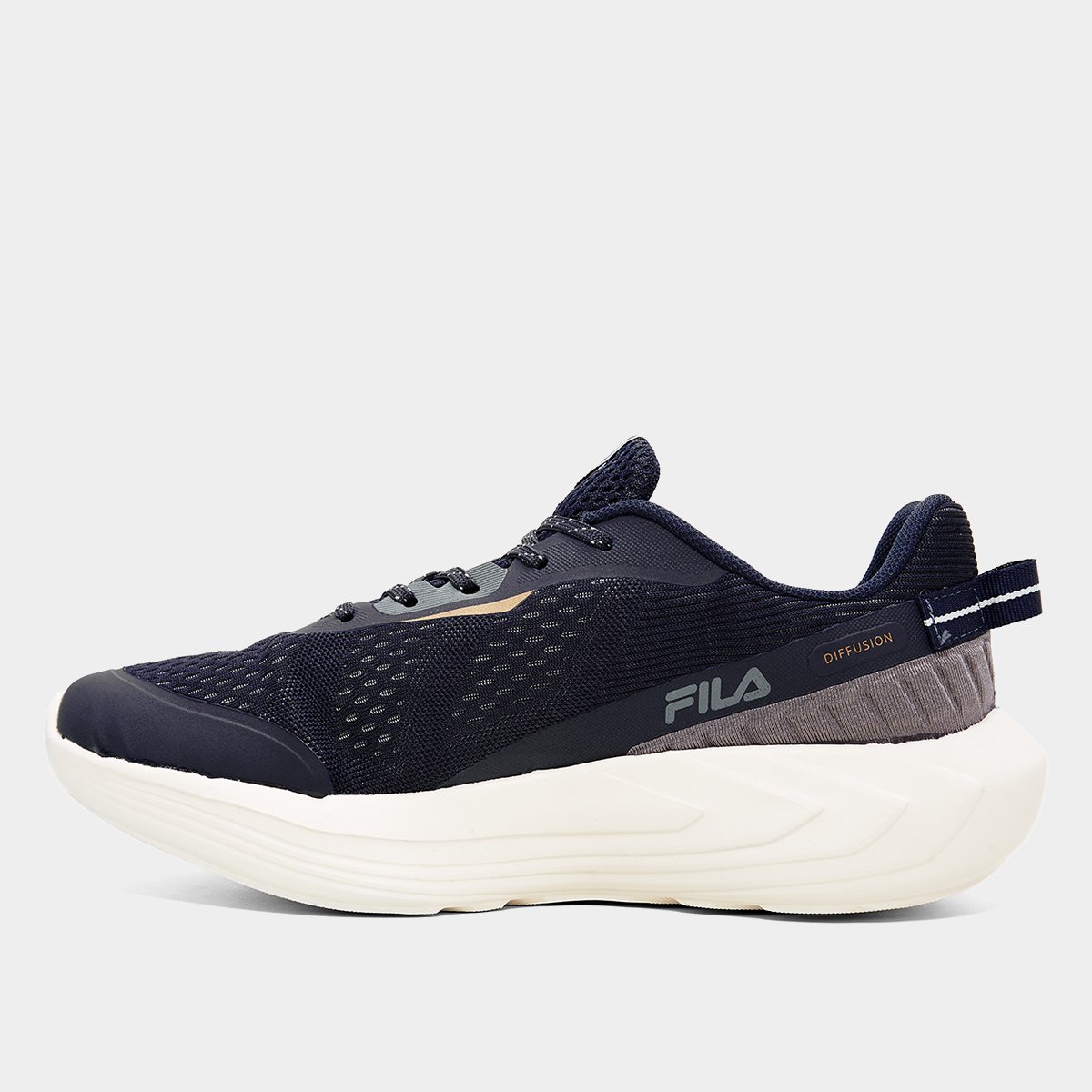 Miniatura Tênis Fila Diffusion Feminino Marinho+Azul - 34