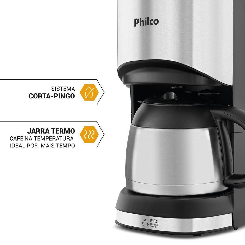 Miniatura Cafeteira Philco 30 Cafezinhos 1L 700W PCFE02 110V