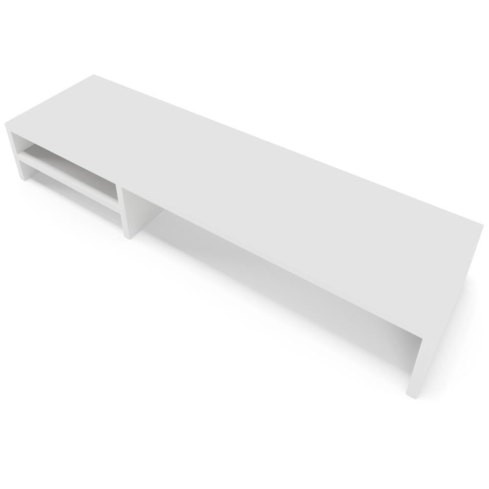 Miniatura Suporte Para Monitor Stand Home Office Lap 90 Cm L03 Branco - Lyam