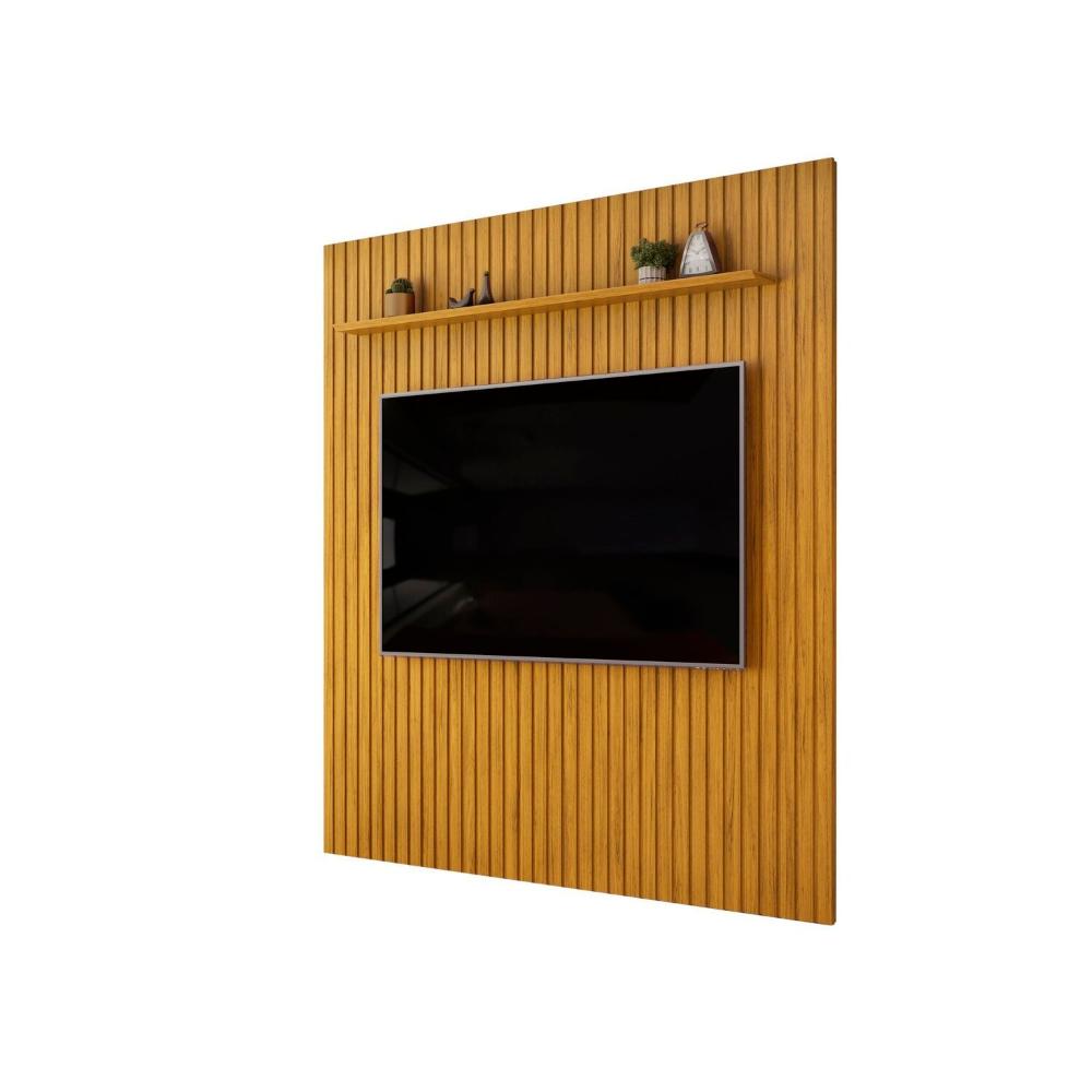 Miniatura Painel Ripado Trento 250x240cm em Mdf Cedro