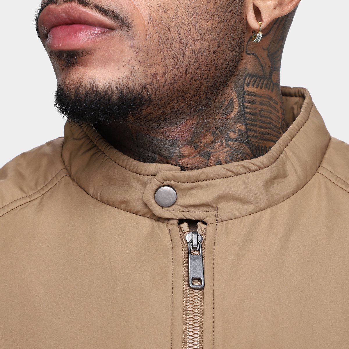 Miniatura Jaqueta Corta Vento Broken Rules Masculina Marrom - P