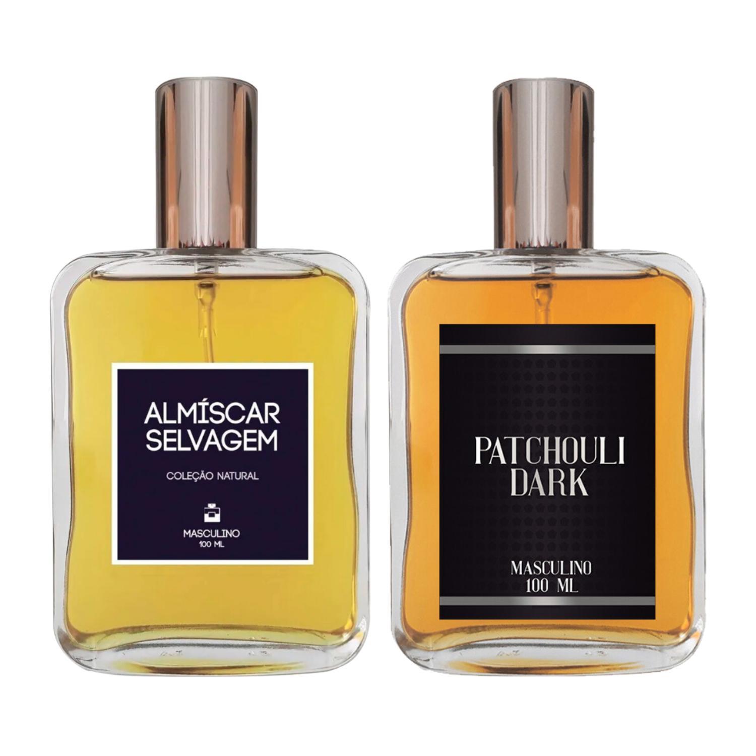 Miniatura Kit Perfume - Almíscar Selvagem + Patchouli Dark 100Ml