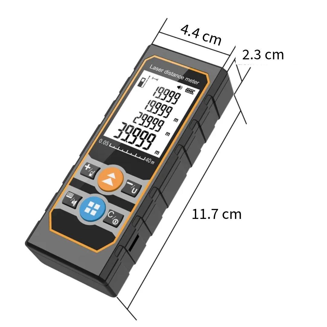 Miniatura Trena Laser Digital Medidor De Distância Laser Profissional