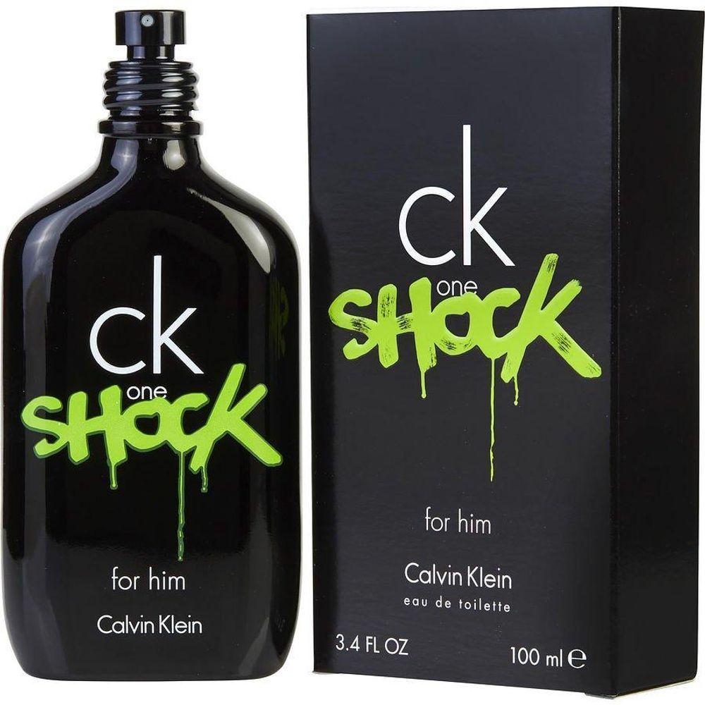 Miniatura Perfume Masculino Ck One Shock Calvin Klein Eau De Toilette Spray 100 Ml