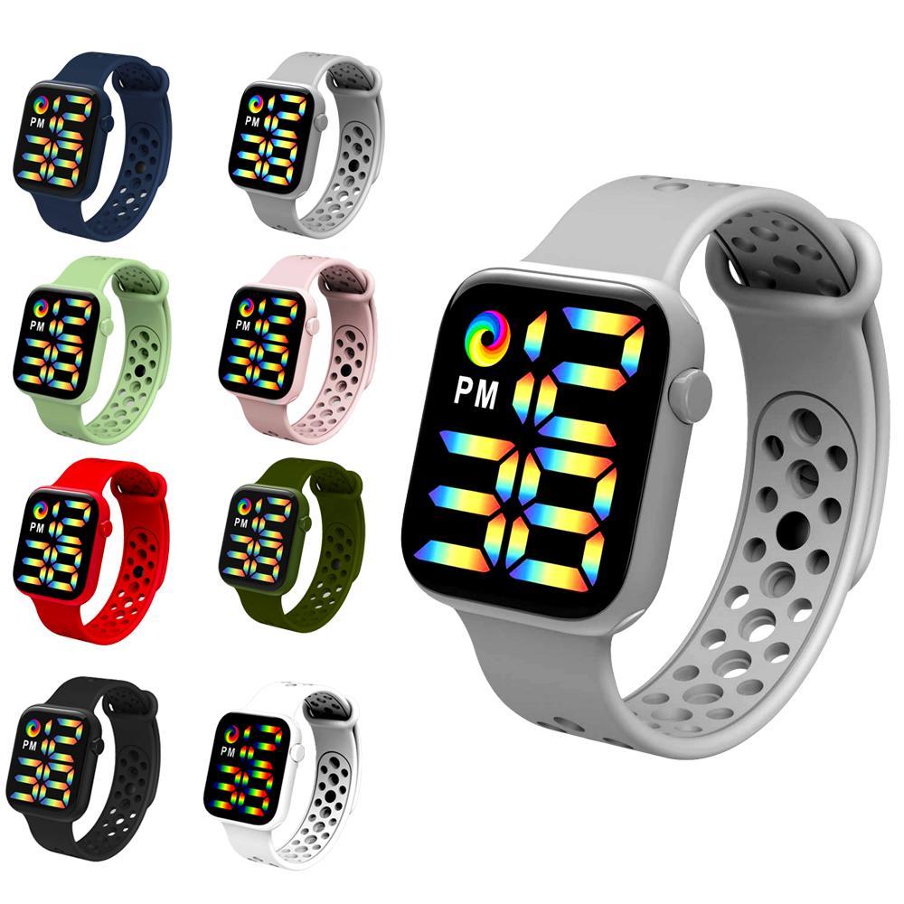 Miniatura Relógio Digital Sport Led Masculino Feminino Adulto Infantil