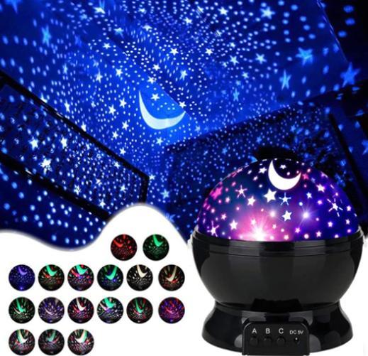 Deixe Seus Sonhos Voarem A Luminária Projetor Estrela 360º