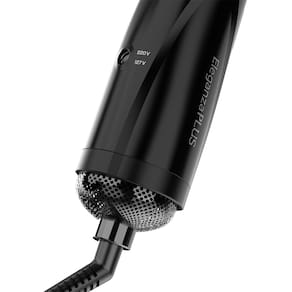 Miniatura Escova Rotativa Secadora GA.MA Italy Eleganza Plus 3 em 1 com Ceramic Ion, Duplo Sentido de Rotação e Cabo Giratório 360° 1100W - Bivolt