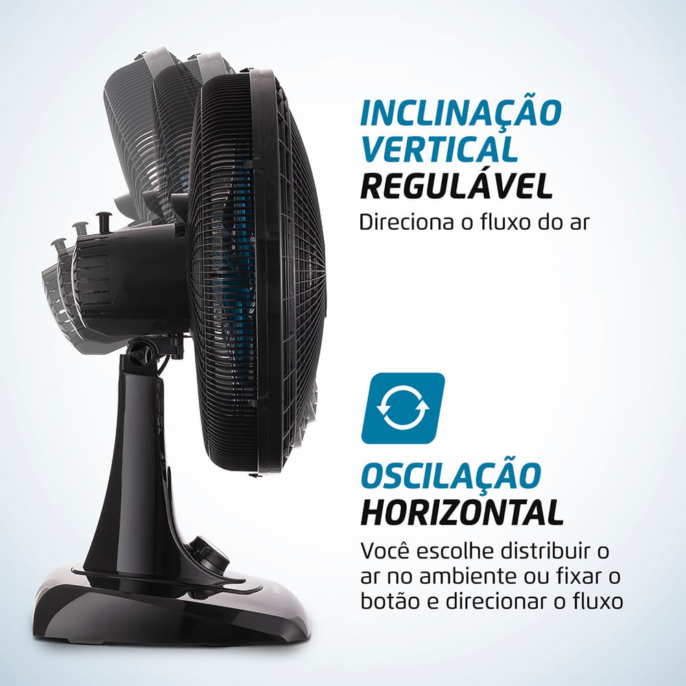 Miniatura Ventilador de Mesa Maxis 6 pás 40cm V-40-MX-B VENTILADOR V-40-MX-B 127V/60Hz
