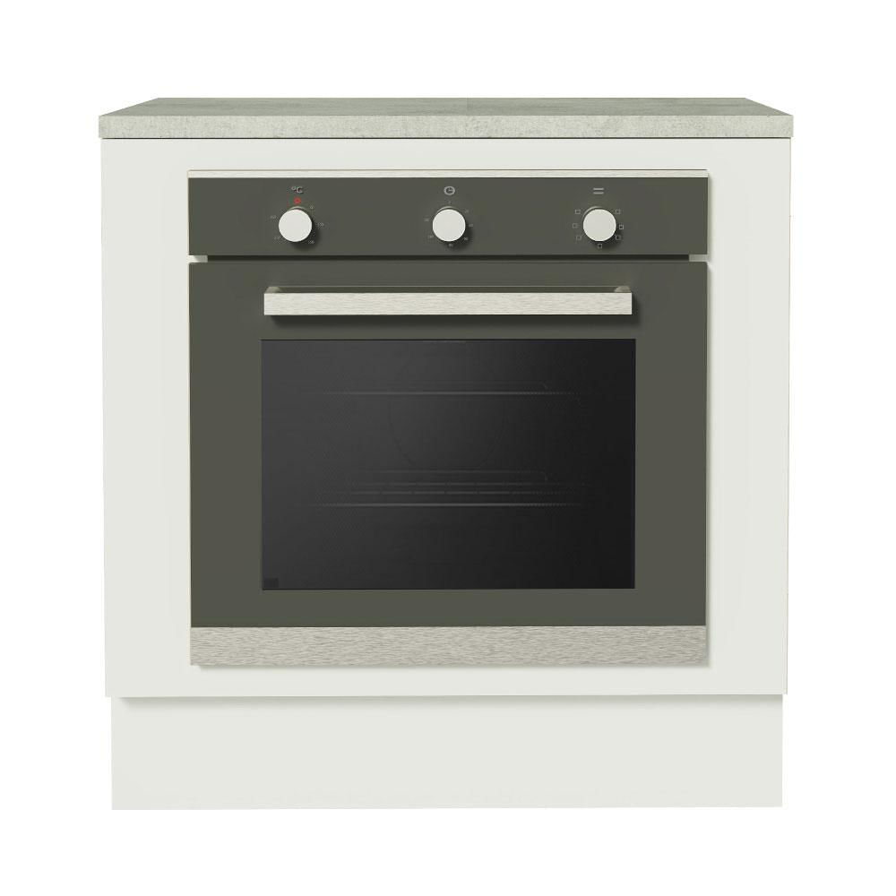 Balcão para Forno de Embutir 80 x 60 cm Com Tampo Madesa Branco