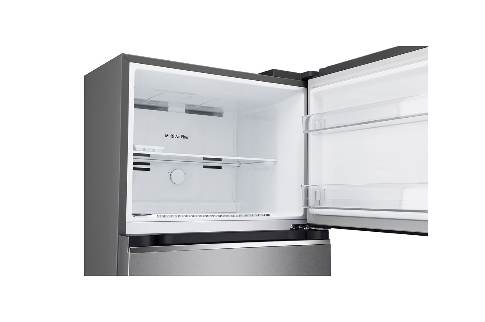 Geladeira LG Frost Free Inverter 395L Duplex Cor Inox Look (GN-B392PLM)