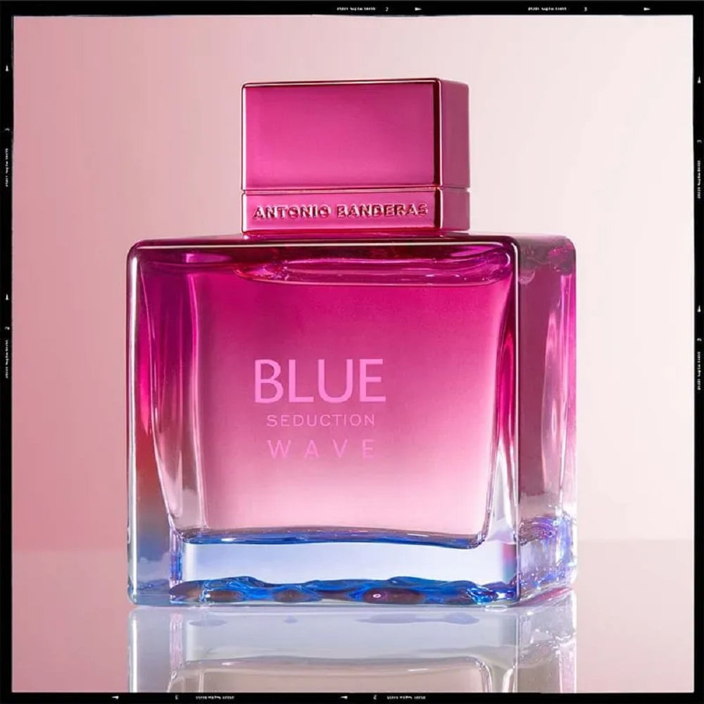 Miniatura Colônia Importada Antônio Bandeiras Blue Seduction Wave Feminino Edt 100ml