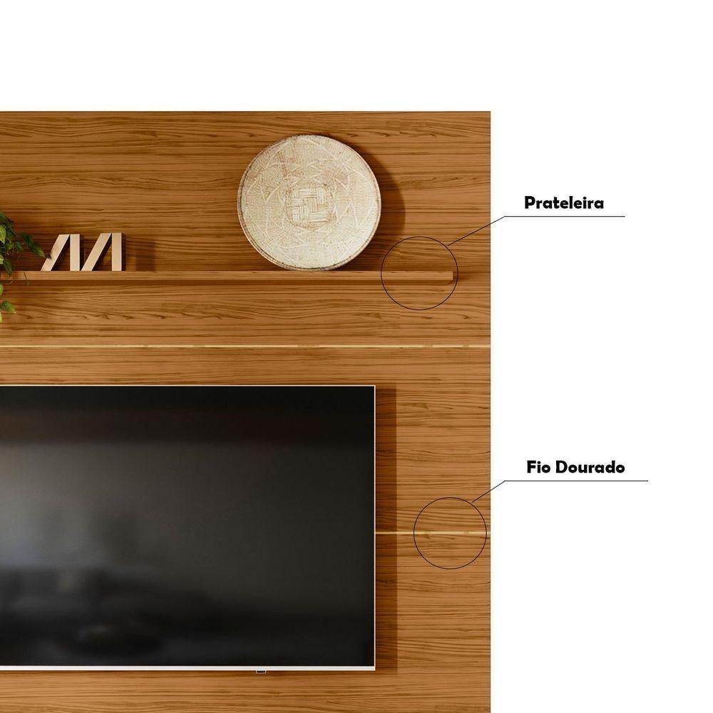 Painel Piso-teto Para Tv 75 Polegadas Goiânia Naturale