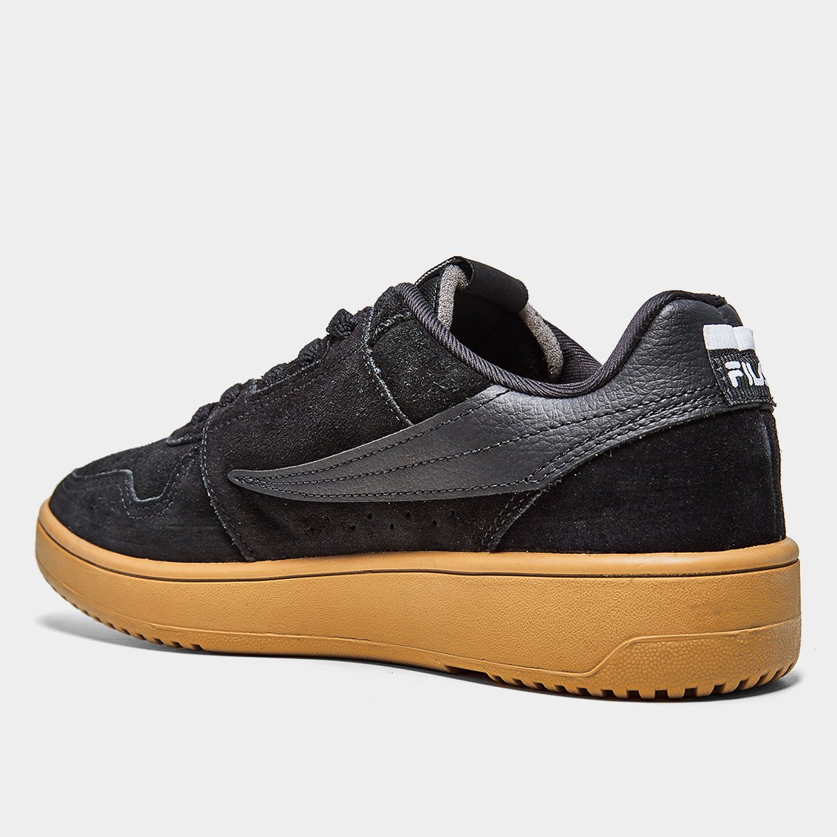 Miniatura Tênis Fila Acd Classic Se Masculino Preto+Dourado - 38