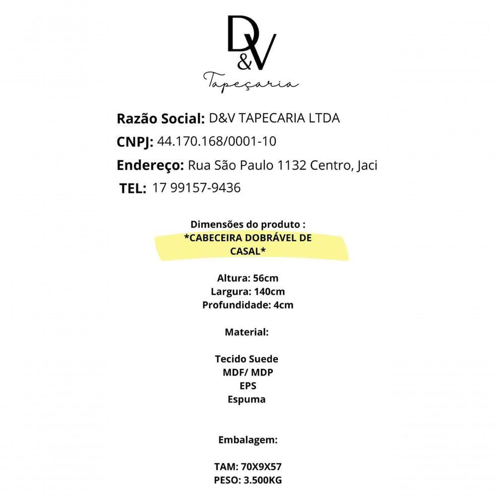 Miniatura Painel De Cabeceira Lalus Areia 001 Dobravel - D&v - Lm Moveis