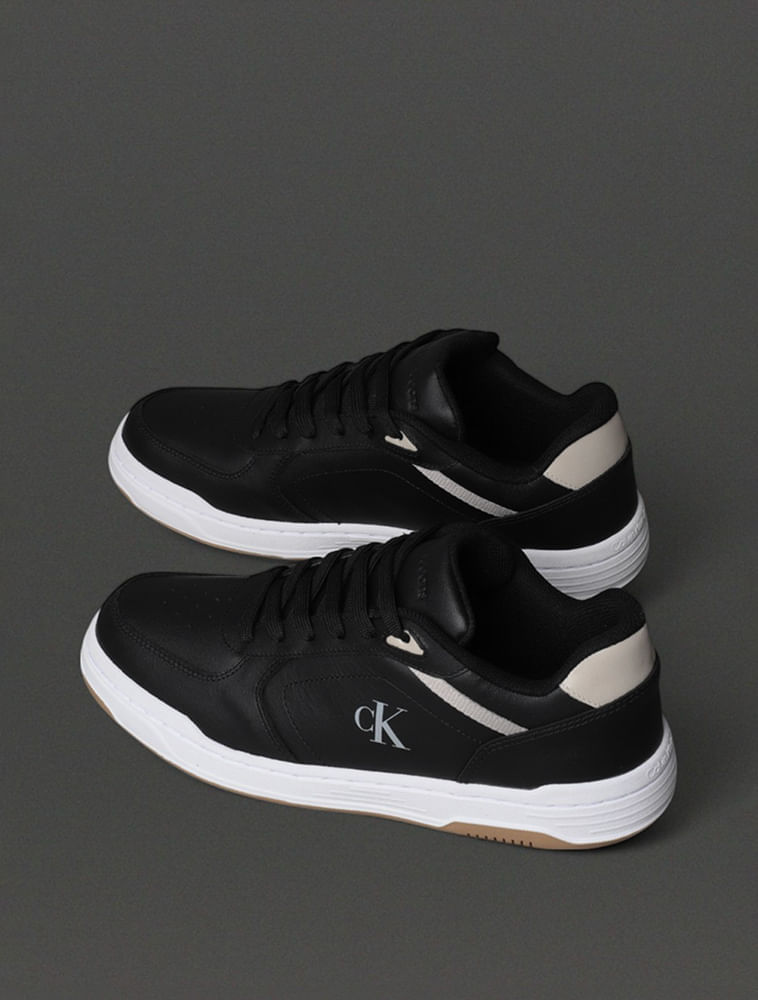 Miniatura Tênis Masculino Court Calvin Klein Jeans - Preto Tênis Masculino Court Calvin Klein Jeans Preto 38