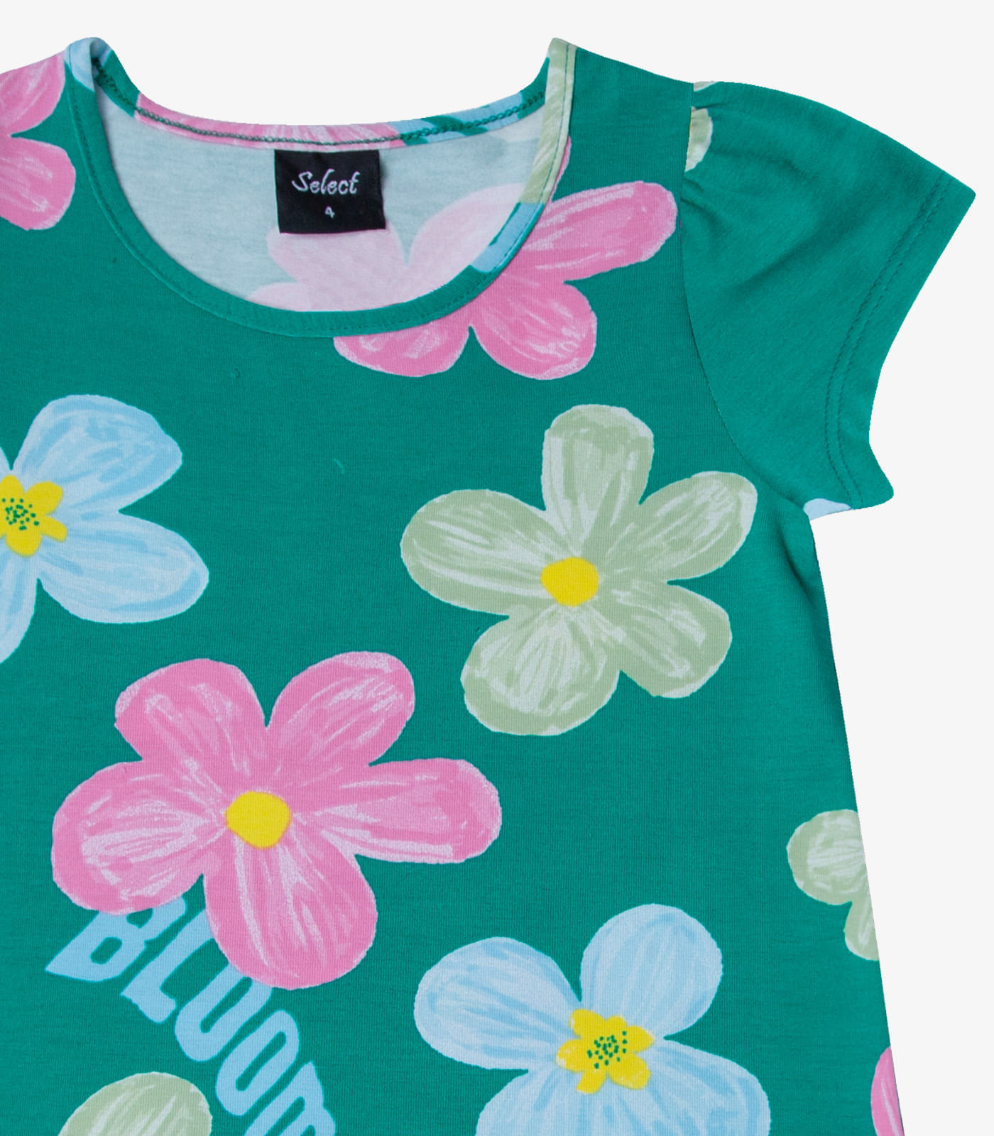 Miniatura Vestido Infantil Estampado Select Rosa 10