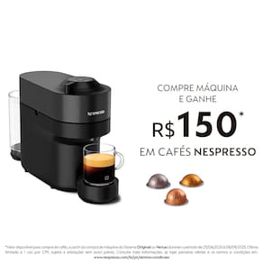 Cafeteira Nespresso Vertuo Pop com Kit Boas-Vindas – Preta 110V
