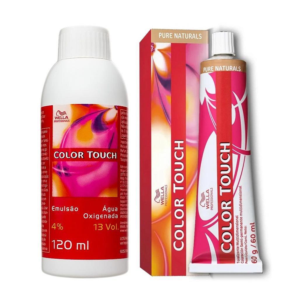 Miniatura Kit Ox 4% 13 Vol E Tonalizante 2/0 Wella Color Touch