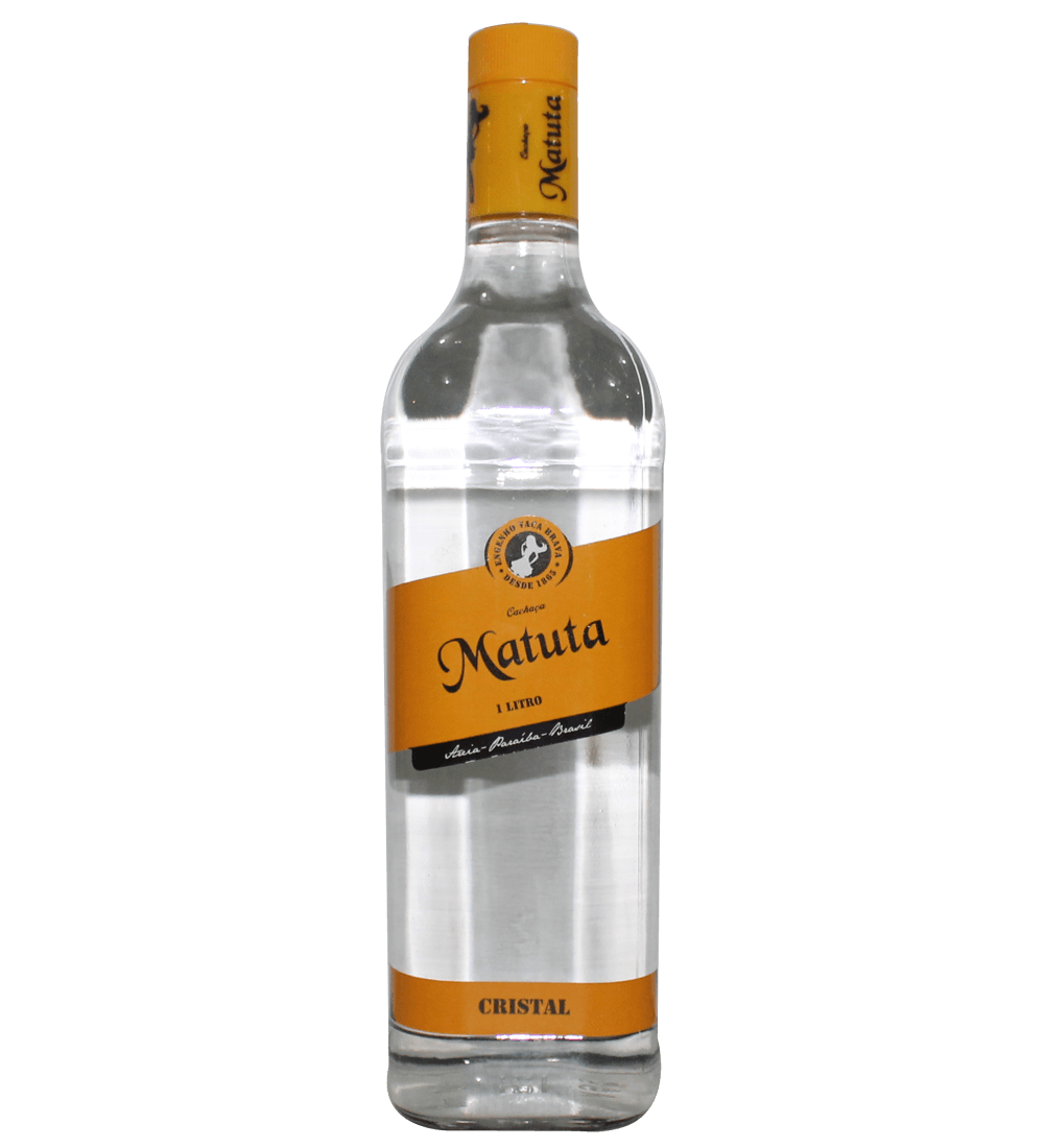 Miniatura Cachaça Matuta Cristal 1000 ml