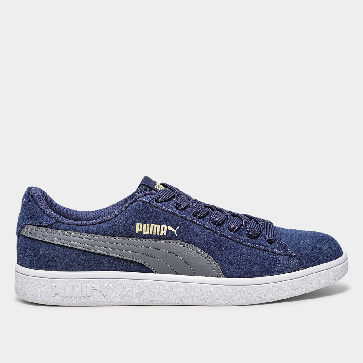 Miniatura Tênis Puma Smash V2 Masculino Azul - 38