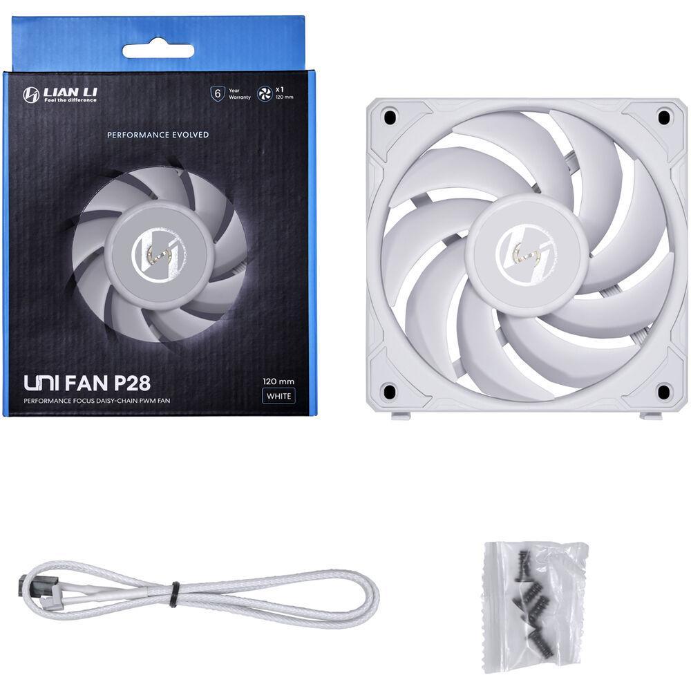 Fan Para Gabinete Lian Li Uni Fan P28 120Mm - Branco