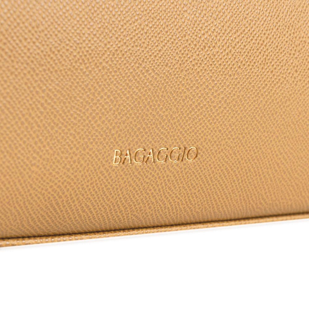 Bolsa Feminina Grande Tote Com Alça Alongada Bege Bege - G