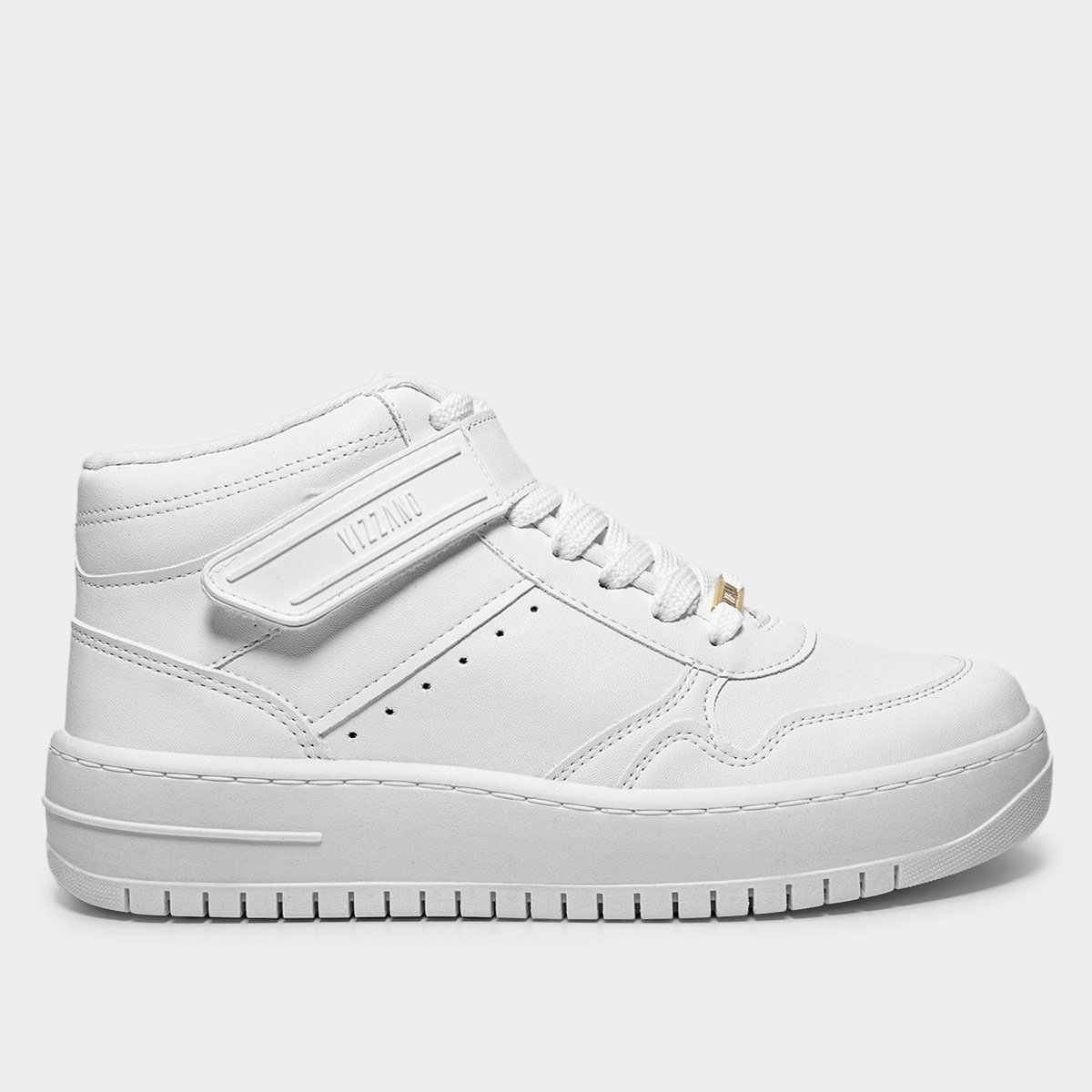 Miniatura Tênis Vizzano Cano Médio Feminino Branco - 36