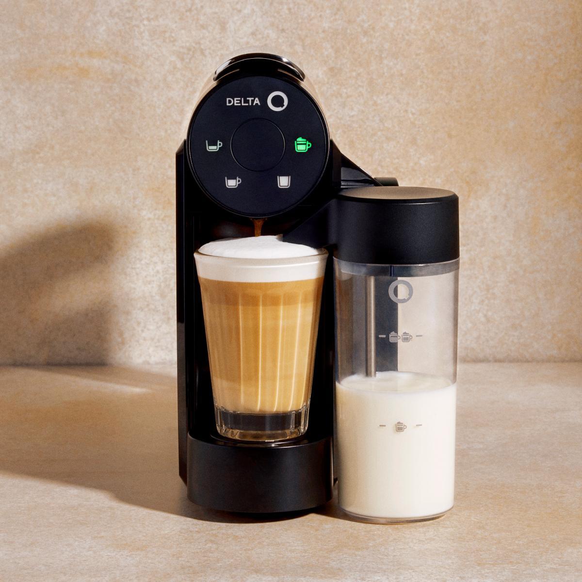 Kit Cafeteira Mini Milk Delta Q + 30 Cápsulas Café Expresso