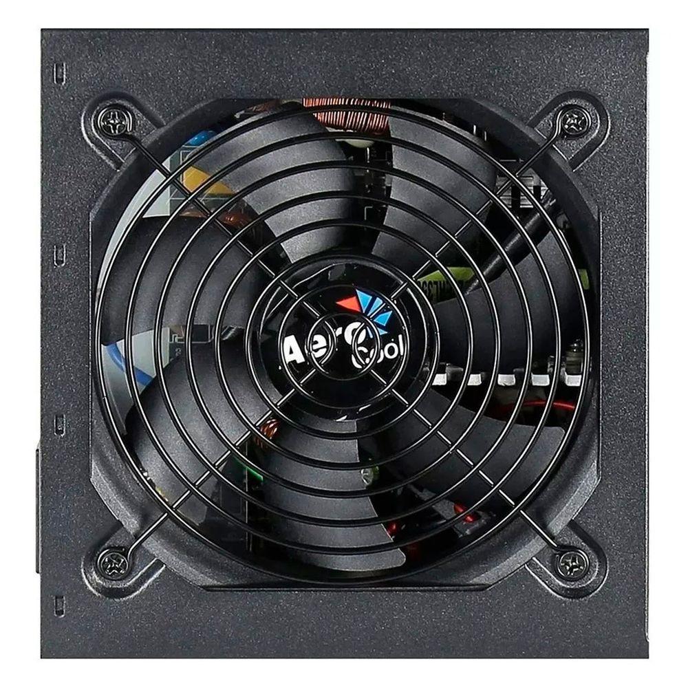 Fonte Gamer Aerocool Kcas 600W 80 Plus Bronze Full Range Pfc