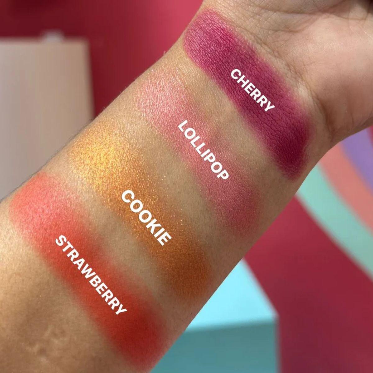Miniatura Cream Blush Cookie Melu Ruby Rose Textura Cremosa Aveludado