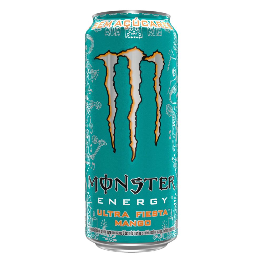 Energético Monster Ultra Fiesta Mango Zero Açúcar 473ml