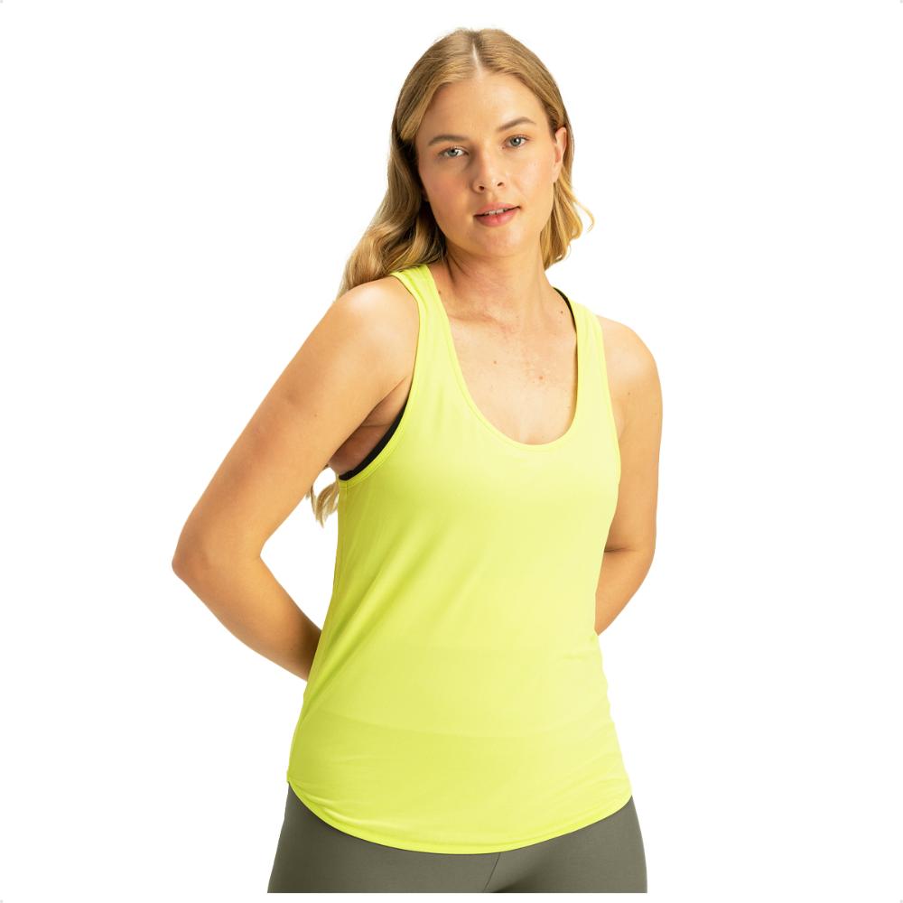 Miniatura Camiseta Regata Live Basic Comfort Feminina Verde - G