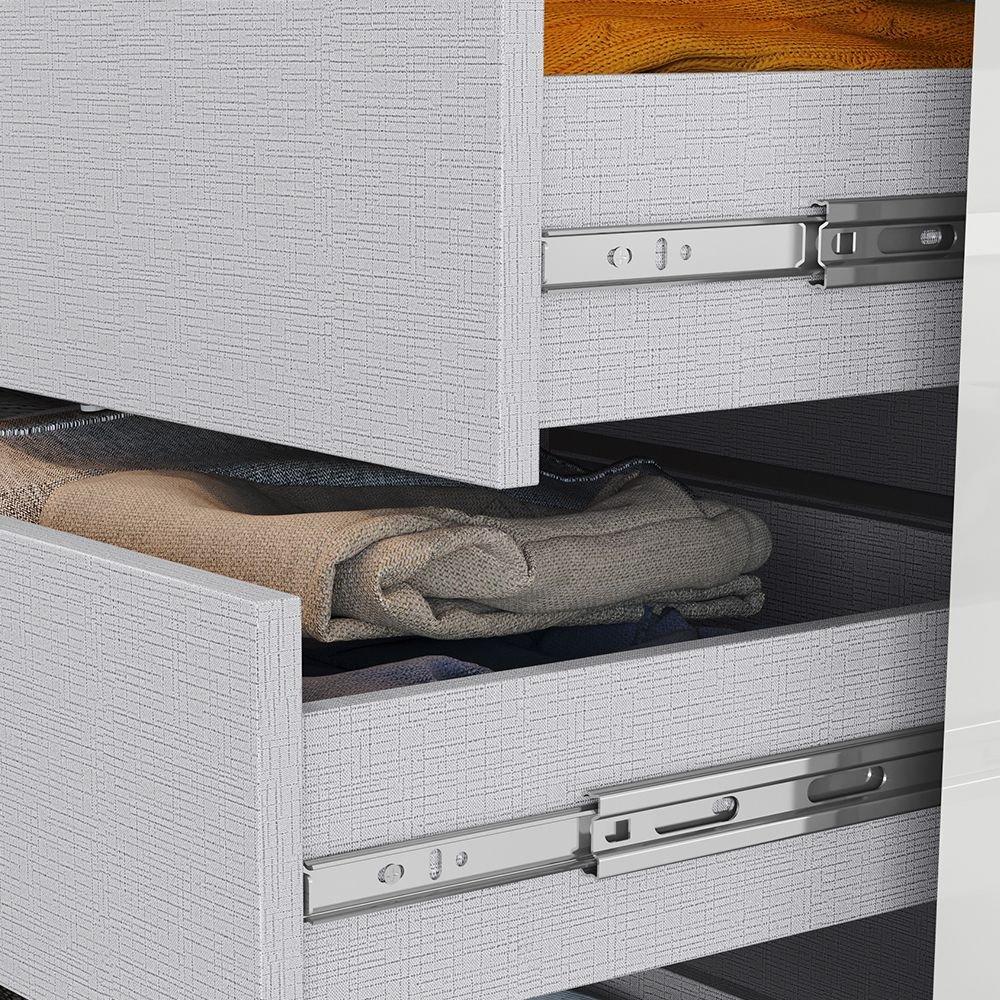 Guarda Roupa Casal com Espelho 3 Portas Atenas Yescasa Preto