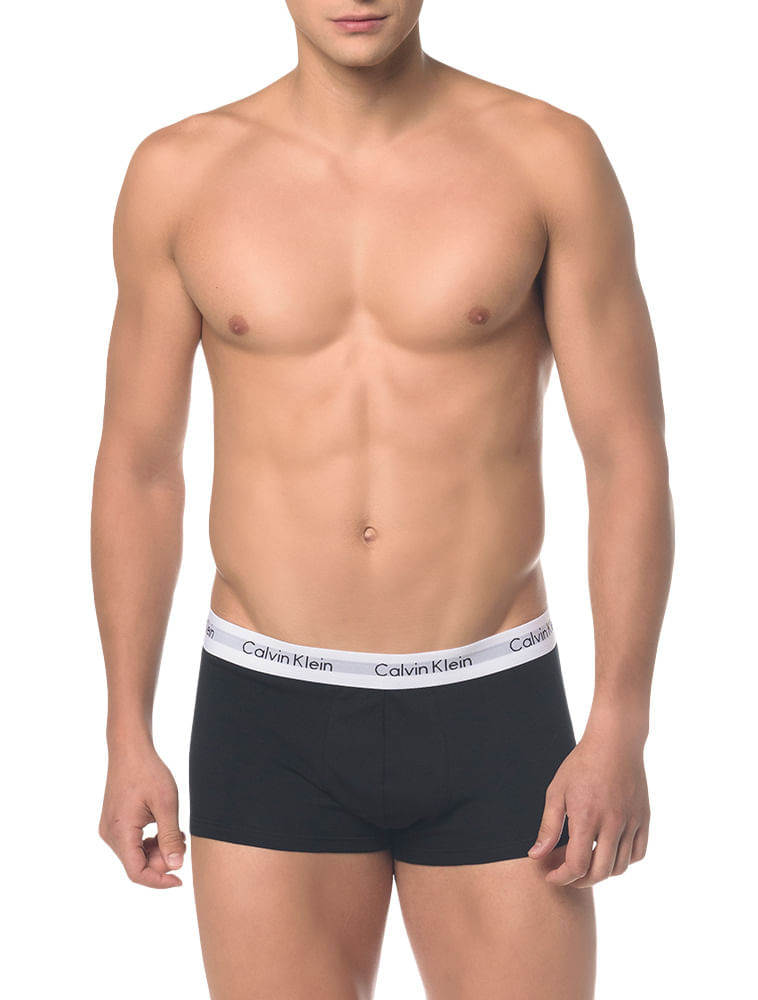 Miniatura Kit 3 Underwear Low Rise Trunk Classic Cintura Baixa Com Elastano Cueca Calvin Klein - Multi Kit 3 Underwear Low Rise Trunk Classic Cintura Baixa Com Elastano Cueca Calvin Klein Multi l
