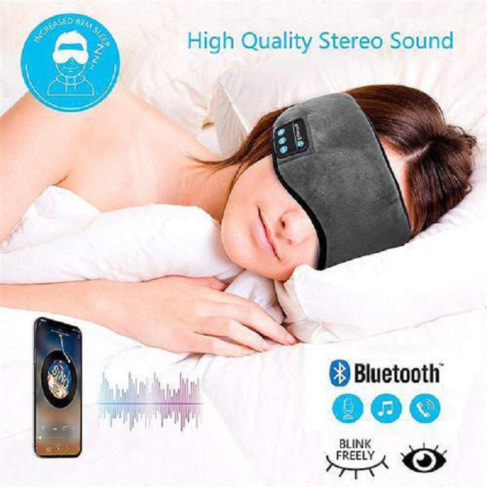Miniatura Tapa Olho Máscara Dormir Fone De Ouvido Bluetooth Confort