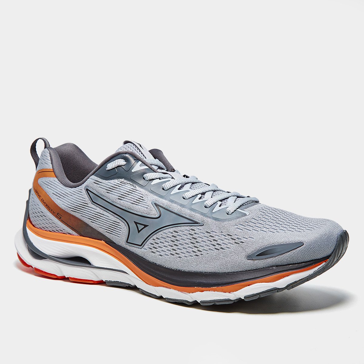 Miniatura Tênis Mizuno Wave Dynasty 5 Masculino Cinza - 38