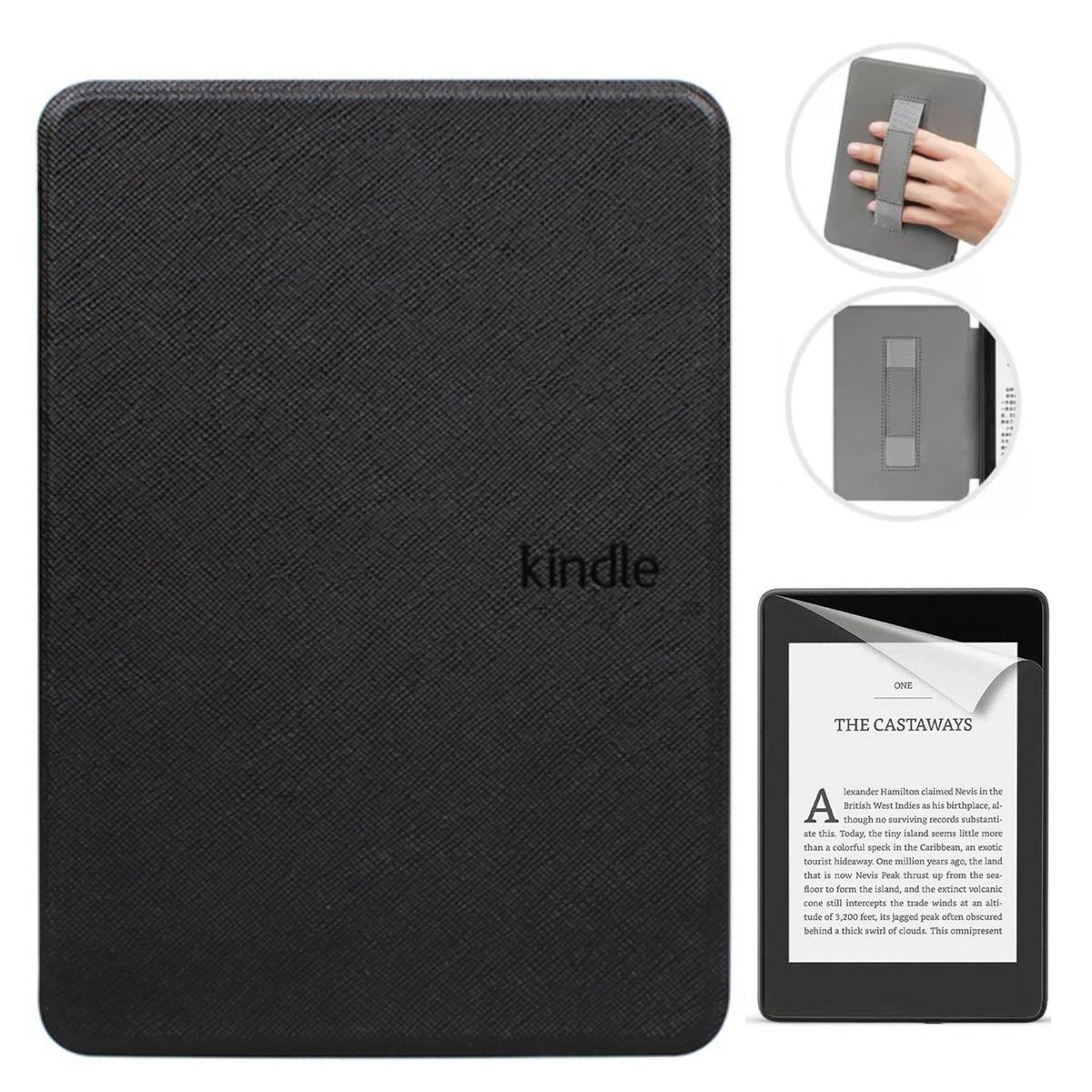 Miniatura Capa Com Alça Para Kindle Paperwhite 12 7 Sa568B + Película