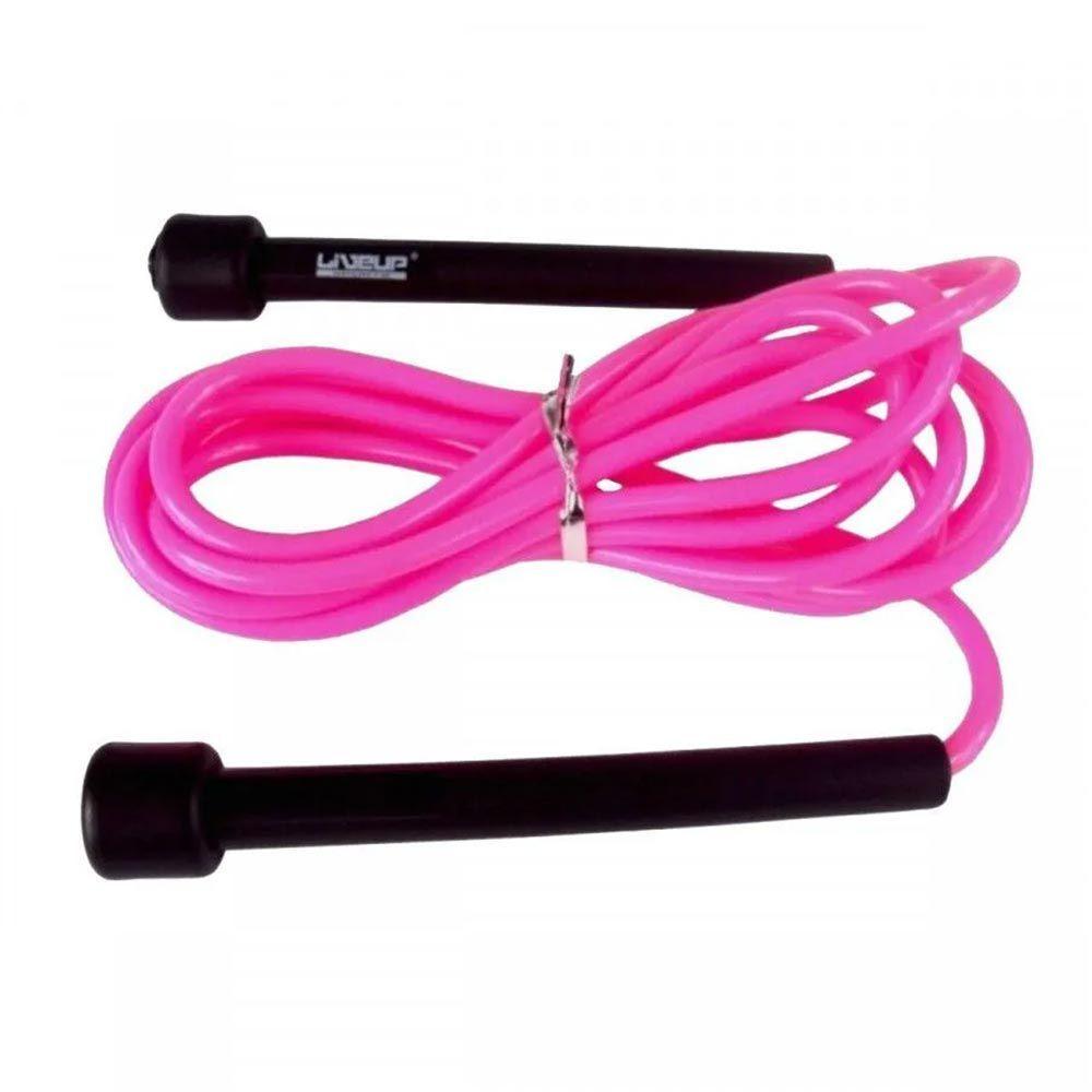 Miniatura Corda De Pular Silicone Rosa - Pilates Funcional Fitness Live Up