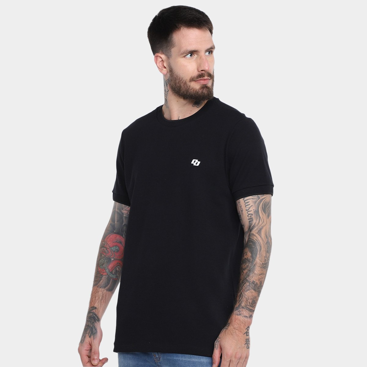 Miniatura Camisa Polo Colcci Básica Masculina Preto - G
