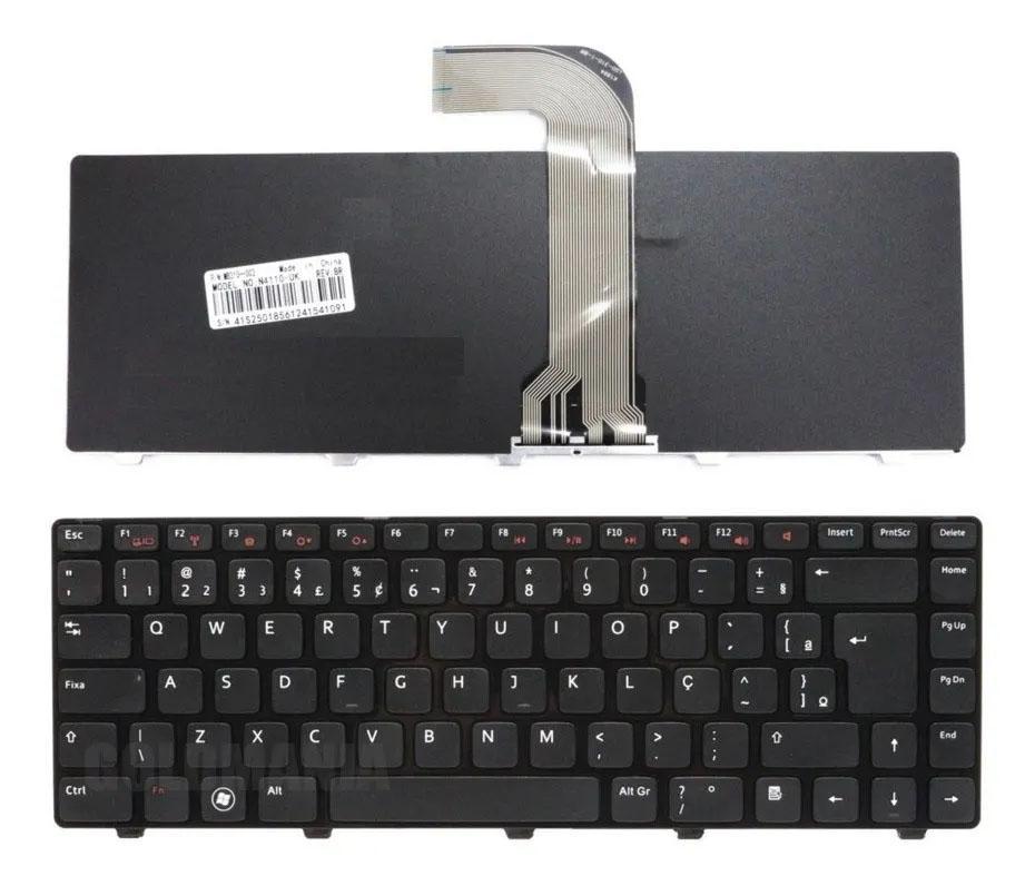 Miniatura Teclado Notebook Dell 14R 3440 14R 5421 N4050 V119525Ar Br Ç