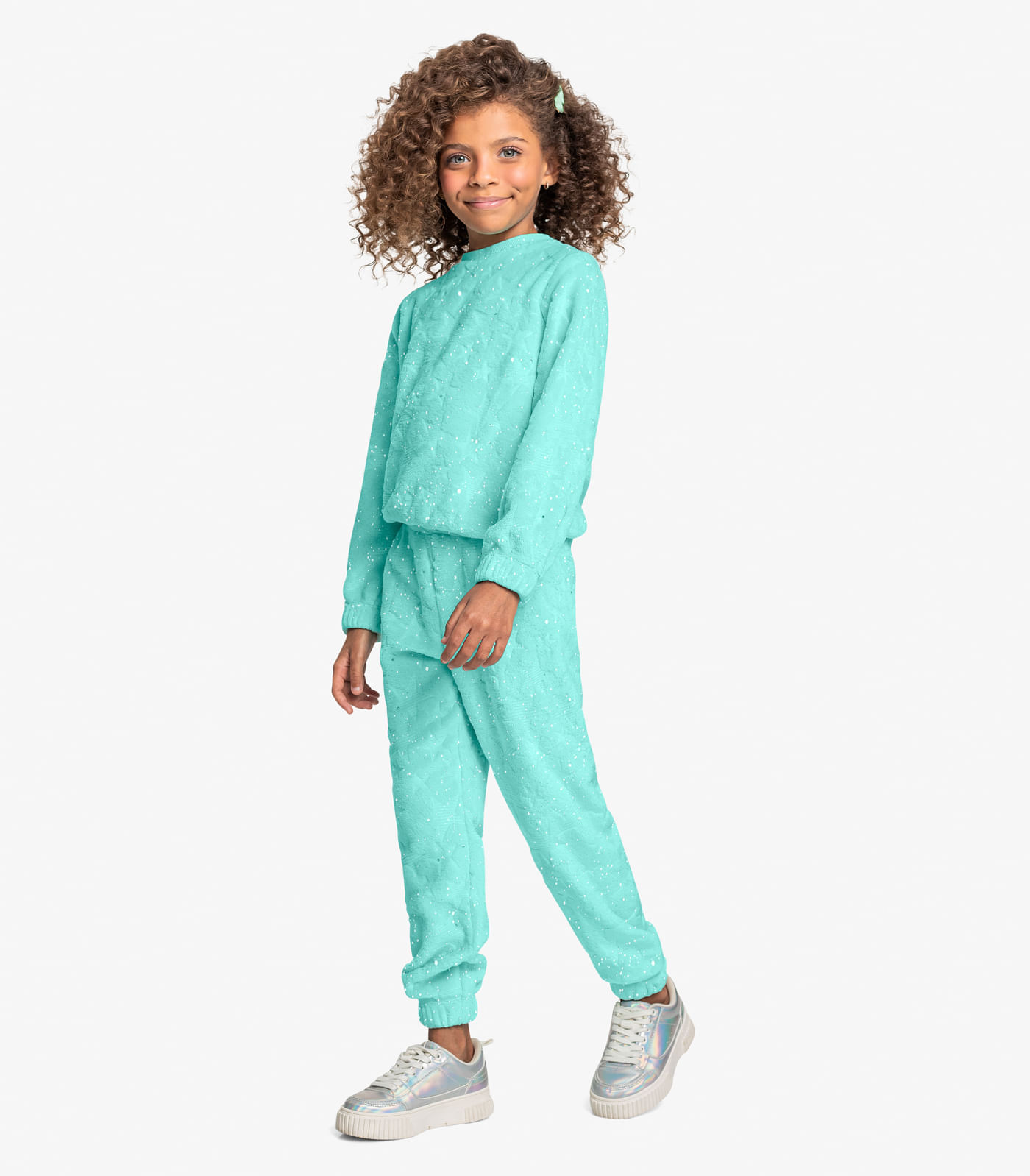Miniatura Conjunto Blusão Com Calça Pelo Star Trick Nick Azul 1