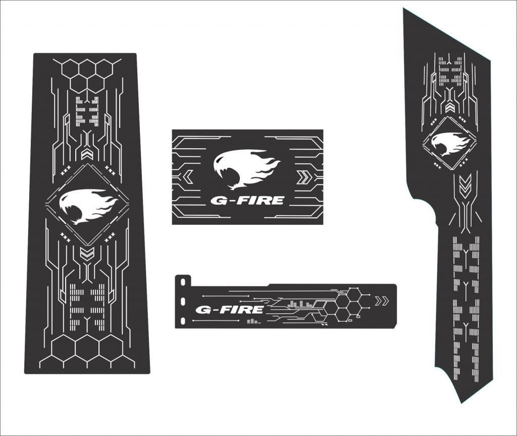 Gabinete Gamer Gs Lumine Cglkl06G G-Fire
