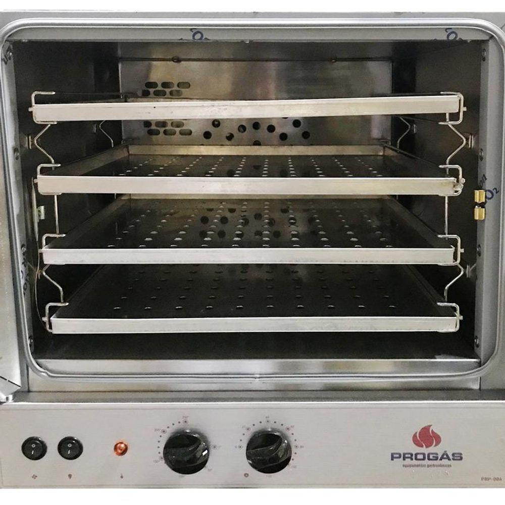 Miniatura Forno Turbo Elétrico Fast Oven Prp-004 Plus Vermelho - Progas Digital 220v 220v