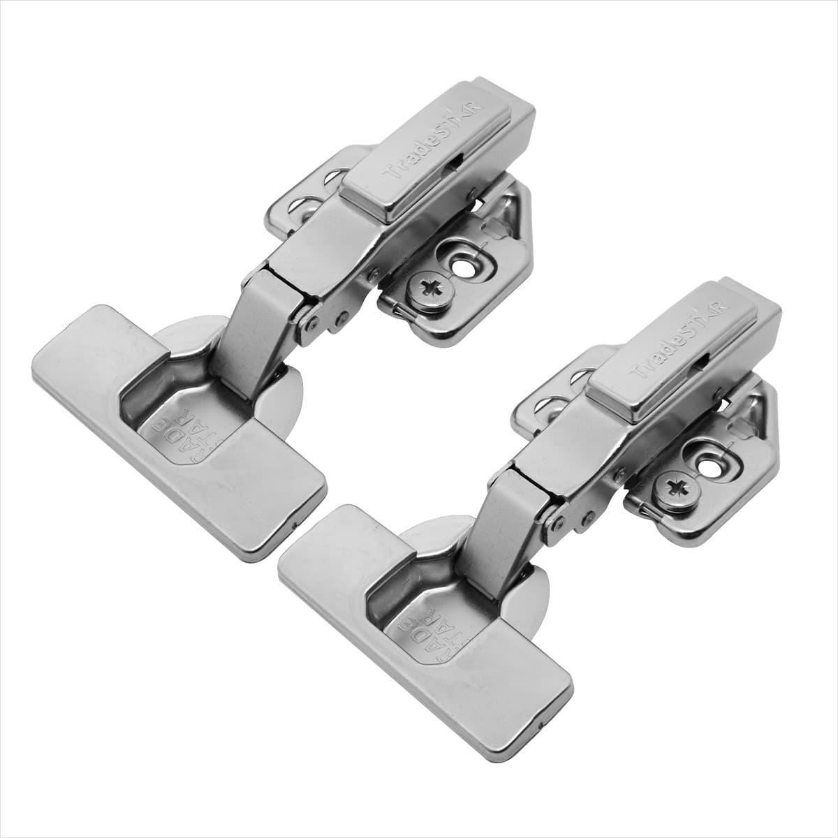 Miniatura Dobradiça Clip On 105 Soft Close 3D - Aço Niquelado - 35mm
