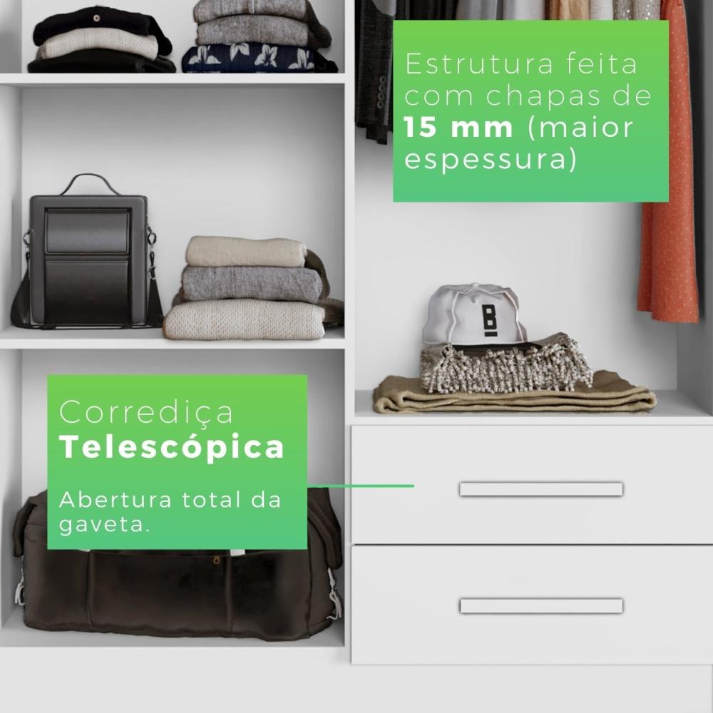 Guarda-roupa Copacabana New 4 Portas Branco