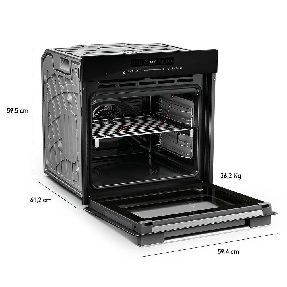 Miniatura Forno Elétrico de Embutir Black Glass - HL-CX672BRPK - 220V